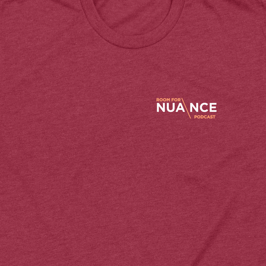ROOM FOR NUANCE TEE - HEATHER CARDINAL
