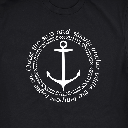SURE AND STEADY ANCHOR BADGE TEE