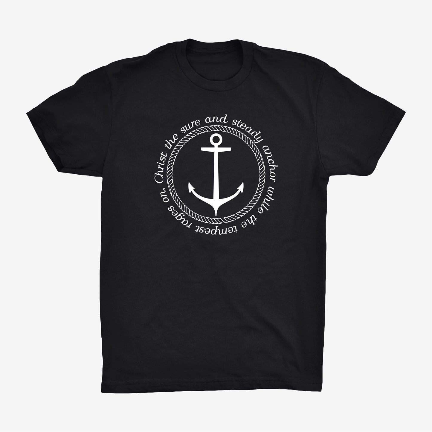 SURE AND STEADY ANCHOR BADGE TEE