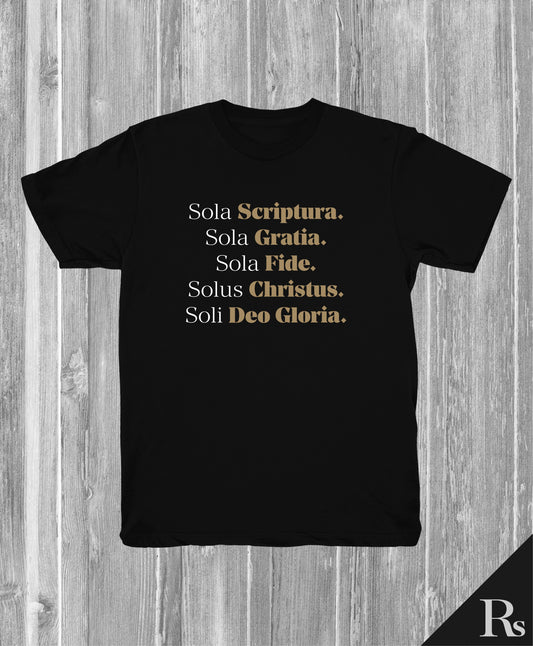 5 Solas Black | Rs T-shirts