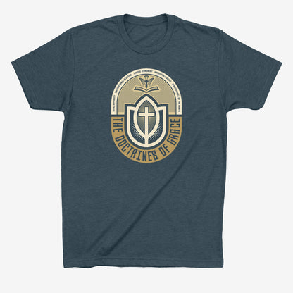 DOCTRINES OF GRACE TEE - INDIGO