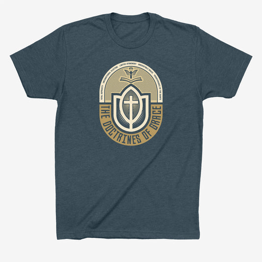 DOCTRINES OF GRACE TEE - INDIGO