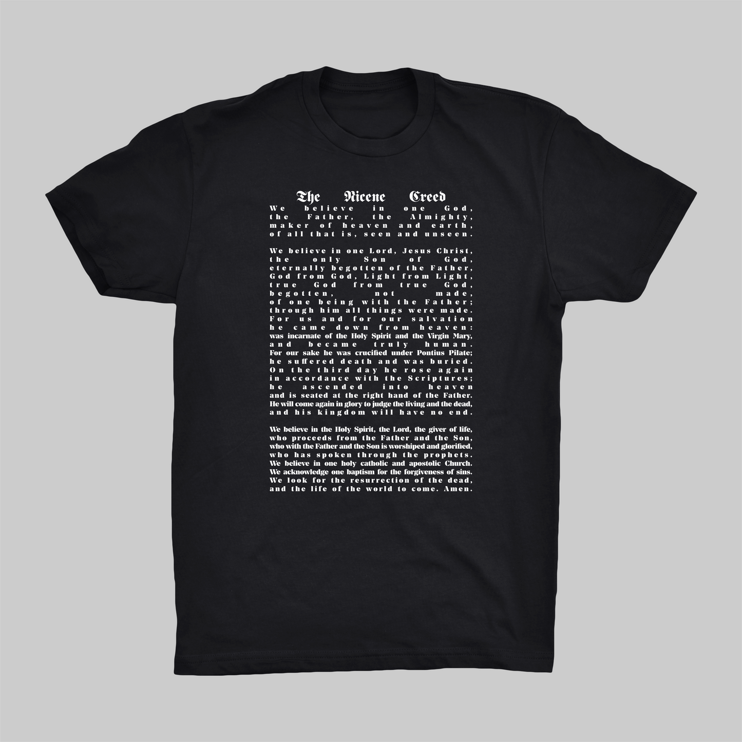 T-SHIRT: NICENE CREED