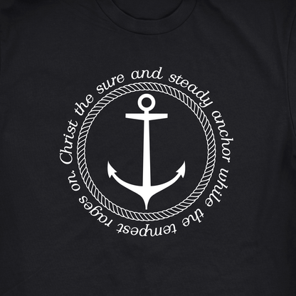 SURE AND STEADY ANCHOR  BADGE TEE