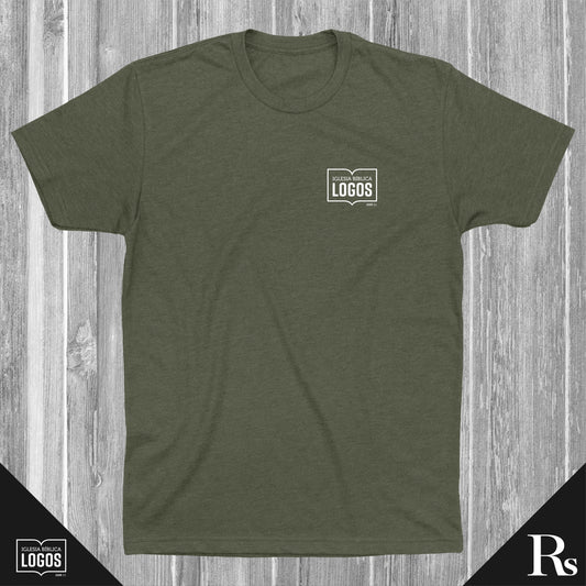 Iglesia Biblica Logos HEATHER MILITARY GREEN | Rs T-shirts