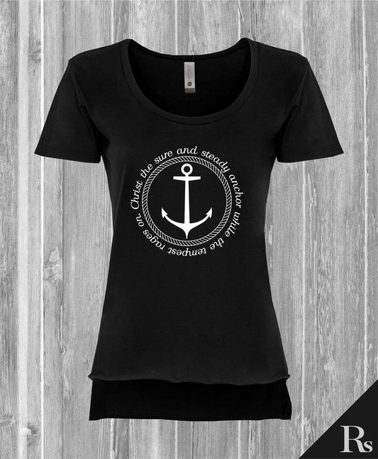 Christ the Sure and Steady Anchor Elegant | Rs T-shirt